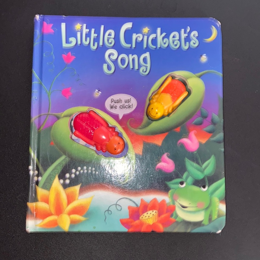VINTAGE Little Cricket's Song Hardcover Boardbook